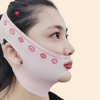 [Tdiepf] Giảm béo mặt hai lớp V Line Face Shaper Chin Cheek Lift Up Belt Dây đeo Massage mặt Chăm sóc da mặt Dụng cụ làm đẹp MỚI