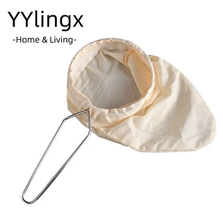 YYlingx Túi lọc, Dụng cụ lọc trà mạnh phong cách Thái Lan, Chống ăn mòn bền bỉ có thể tái sử dụng Túi trà mịn và dày đặc Cà phê