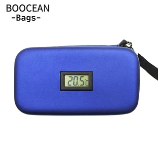 BOOCEAN Túi làm mát Insulin Hiển thị nhiệt độ di động Túi dành cho người tiểu đường không có Gel Tủ đông thuốc cho bệnh tiểu đường