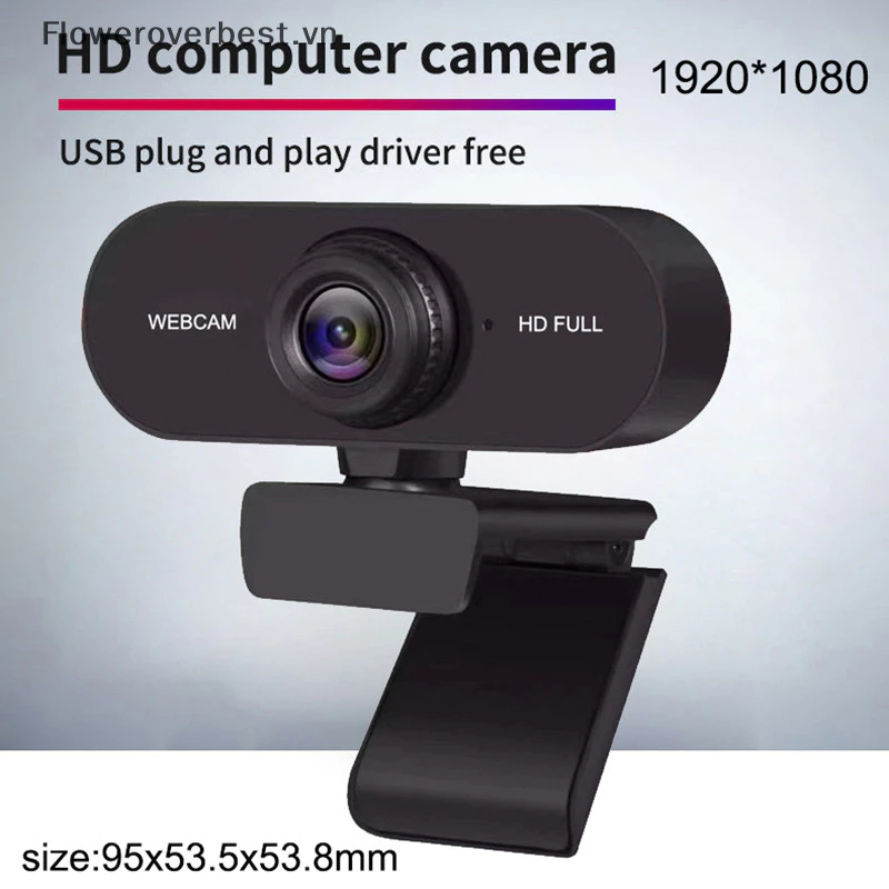 Fbvn Elough 2K HD Webcam Cho Máy Tính Để Bàn Laptop Máy Tính Mini USB Web Camera Có Micro Web Cam Web Cho YouTube Skype HOT