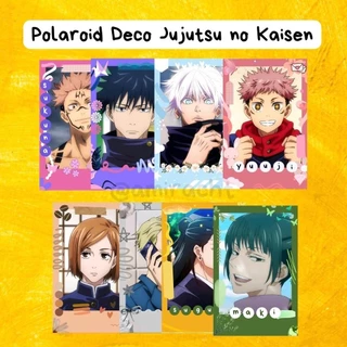 [ CARD POLAROID ] Card Polaroid Deco Lomo Anime Jujutsu no Kaisen - Cán Màng Nhám Chống Xước 2 Mặt