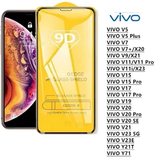 Phim kính cường lực 9D full Dính VIVO V5 V5Plus V7 V7Plus V9 V11 V11i V15 V15Pro V17 V17Pro V19 V20 V21 V20Pro V20SE Y71 V23E U6TR XC6Q