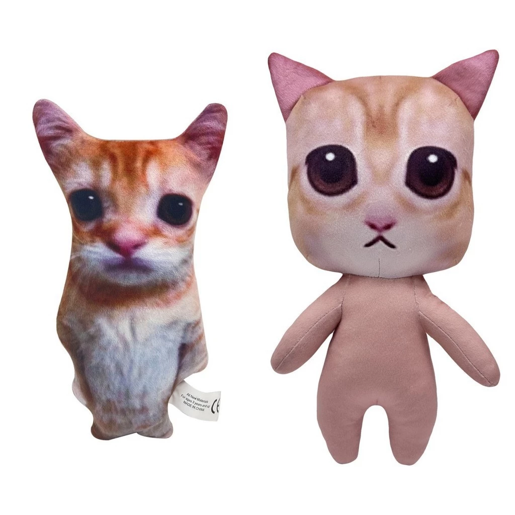 [Cash commodity and quick delivery]New el gato cat Simulation Adorkable Standing Cat Plush doll Toy Doll 8QKQ