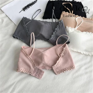 Uaenau Brassiere Bras Nữ Tube Top Thoáng Khí Ngủ Miễn Phí Miếng Lót Ngực