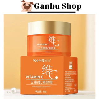 Kem Dưỡng Vitamin C Làm Sáng Da 50g Chống Lão Hóa, Giảm Nếp Nhăn Nội Địa Trung Makeup Cream