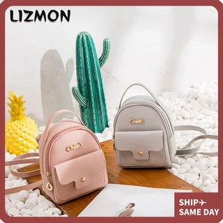 Ba lô Mini LIZMON dành cho nữ Túi du lịch đơn giản nhỏ