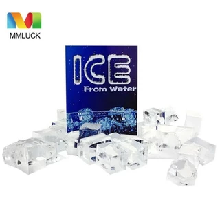 Mmluck Water Changes Ice Magic, Trong suốt Thay đổi ngay lập tức Tay đông lạnh ma thuật, Trò chơi ảo thuật gia Đồ chơi ma thuật Đạo cụ Gimmick Đạo cụ ma thuật Đá thủ thuật Đồ chơi ma thuật