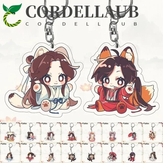 Cordellaub Tian Guan Ci Fu Keyrchain, Tian Guan Ci Fu Cartoon Heaven Official 's Blessing Mặt dây chuyền, Anime đáng yêu Dễ thương Vui nhộn Acrylic Xie Lian Hua Cheng Trang trí ba lô móc khóa