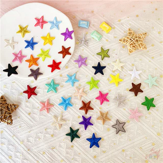 ✿ Miếng dán nhãn dán tự dính Little Stars đầy màu sắc ✿ 1 DIY May Trên Sắt Trên Thêu Quần Áo Túi Phụ Kiện Huy Hiệu Miếng Dán (2.7CM * 2.7CM)