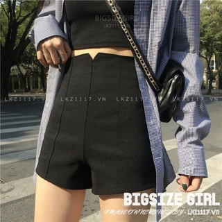 quần short nữ quần đùi Bigsize Quần shorts biker lưng cao cạp cao ôm body co giãn chữ a mùa hè Phong cách Hàn Quốc Thời Trang tiểu thư cá tính xinh đẹp cho người mập béo