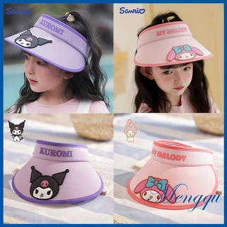 Sanrio Cap Kuromi Cinnamoroll Giai Điệu Trẻ Em Rỗng Mũ Che Nắng Mũ Chống Nắng Mũ Chống Nắng Du Lịch Chống Tia UV Mũ Chống Nắng