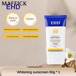 Kem chống nắng Ehd Face Uv Protection Spf50 Kem chống nắng chăm sóc da lâu dài không nhờn Kem chống nắng 60g [bluey]