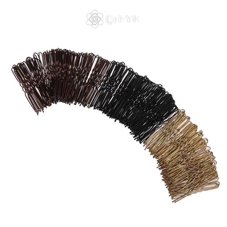 Qrhyk 50 Cái / bộ Tóc Sóng Hình Chữ U Bobby Pin Barrette Salon Kẹp Tóc Mới