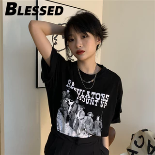 Blessed áo phông áo thun nữ croptop baby tee Hàn Phong hàn quốc Korean Cute WTX24402IA 15Z240408