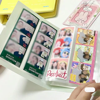 20 Trang 4Cut Dải Ảnh Album 6inch Thần Tượng Photocard Thu Thập Sách 4 Lưới Photostrip Album Lưu Trữ Dễ Thương Bạn Bè Quà Tặng