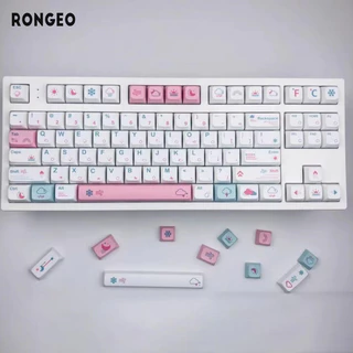 RONGEO Keycaps bàn phím cơ XDA chiều cao tùy chỉnh tự làm keycaps cá nhân hóa quá trình thăng hoa