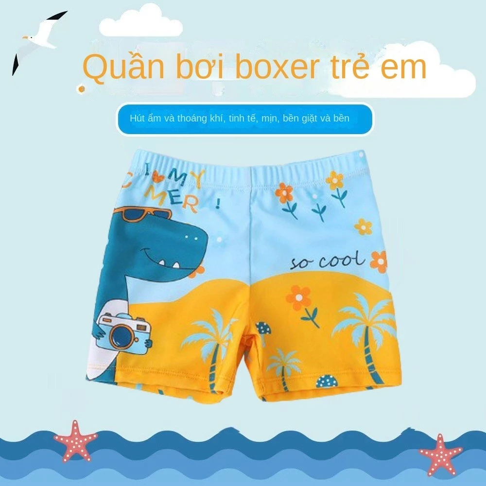 Trẻ Em Mới Quần Bơi Bé Trai Quần Bơi Cho Bé Hoạt Hình In Ren-up Quần Bơi Boxer Quần Bơi