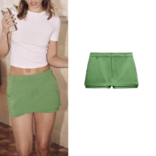 Za Summer Sản phẩm mới Culottes xanh dành cho nữ 1255403