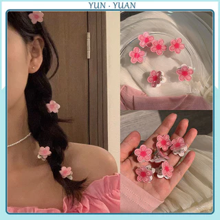 [Yunyuan] 2 Chiếc Sakura Tóc Gãy Nữ Kẹp Bầu Không Khí Nhỏ Lãng Mạn Cô Gái Ngọt Ngào Phụ Kiện Tóc Dễ Thương Kẹp Tóc