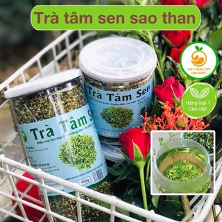 (Loại chuẩn) Trà Tâm Sen Sao Than Thanh Nhiệt Giải Độc, dưỡng huyết,giảm cao huyết áp, ổn định nhịp tim 250g/450g