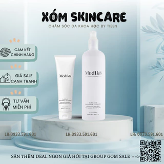 Sữa rửa mặt Medik8 Surface Radiance Cleanse chứa AHA/BHA cho da dầu, da mụn - Tieen's Cosmetic