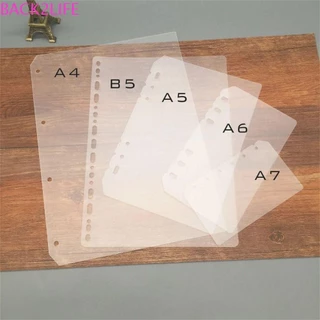 Set 2 Bảng Giấy Chia Ngăn Sổ Tay Agenda A5 A6 A7 B5 A4 Thông Dụng