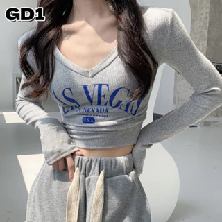 Girl's Paradise áo phông áo thun nữ croptop baby tee Fashion Casual phổ biến Hàn Phong WTX2420CKT 9Z240227