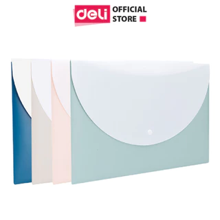 [VPP DELI] Túi File Đựng Tài Liệu A4 Deli Nhiều Màu Pastel My Clear Bìa Đựng Tài Liệu Văn Phòng Lưu Trữ Hồ Sơ Giấy Tờ