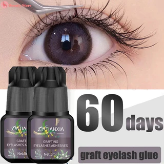 Keo dán lông mi màu đen chuyên nghiệp 5ML / 60 ngàyLasting Nhanh khô chống thấm nước Eye Lash Keo dán / Gel nối dài lông mi giả Dụng cụ trang điểm