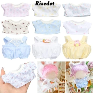 20cm Quần Áo Búp Bê Đồ Chơi Phụ Kiện Cotton Búp Bê Nhồi Bông Nhà Chơi Áo Thun Mini