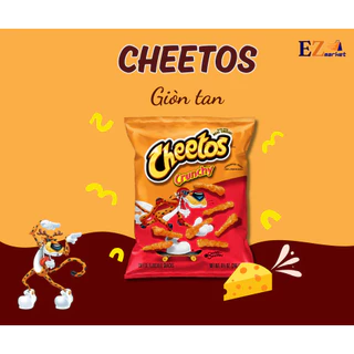 Bánh Snack Cheetos giòn Crunchy 226.8g - Xuất xứ : Mỹ ( Date: 31.10.2024) - Hàng Mỹ