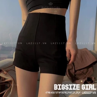 quần short nữ quần đùi Bigsize Quần shorts biker lưng cao cạp cao ôm body co giãn chữ a mùa hè Phong cách Hàn Quốc Thời Trang tiểu thư cá tính xinh đẹp cho người mập béo