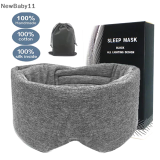 NewBaby Cotton Sleeping Eye Mask Women Men Eye Cover Shade Patch Breathable Blindfold VN