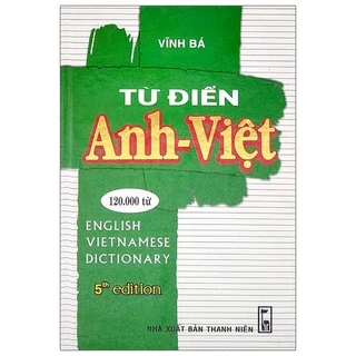 Sách Từ Điển Anh - Việt 120.000 Từ ( HA)