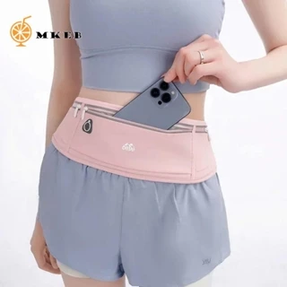 Mkeb Sports Fanny Pack, Dây thắt lưng chạy bộ chống nước có thể điều chỉnh, Túi đeo thắt lưng chạy bộ Dải phản quang di động dành cho nữ vô hình Túi đeo thắt lưng tập thể dục