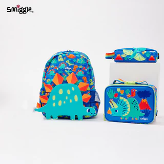 Úc smiggle Dinosaur Series Học sinh tiểu học Phim hoạt hình Ba lô giảm gánh nặng nhẹ