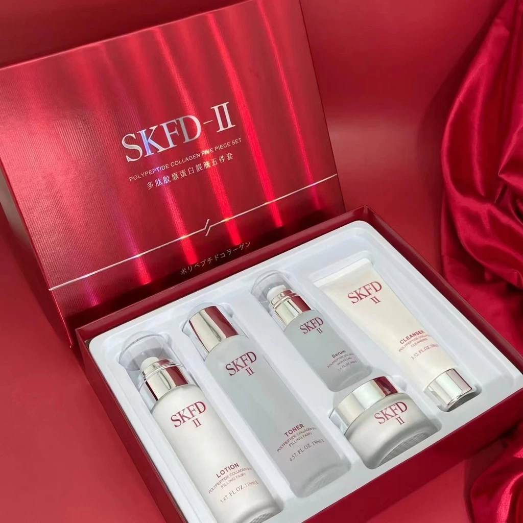 Hot Sale#Jiao Bei PoetrySKFD-IIMore than Skin Care Set Collagen Water and Lotion Set Hydrating, Moisturizing and Oil Controlling Five-Piece PackageMQ3L HAE1