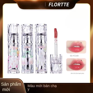 [Hàng mới về] FLORTTE / Floria Wacky Series Lip Lacquer Mirror Water Gloss Lipstick Lip Gloss