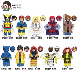 Siêu Anh Hùng Minifigures X-Men Magneto Khối Xây Dựng Bộ Sưu Tập Búp Bê Mô Hình Quà Tặng Sinh Nhật Đồ Chơi