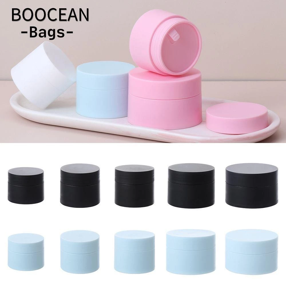 Boocean 1 Cái Hộp Rỗng Nhiều Màu Sắc Có Thể Đổ Lại Chai Du Lịch Lọ Kem