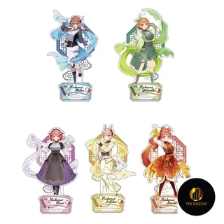 Mô hình Standee The Quintessential Quintuplets Itsuki Ichika Nino Nakano Miku 014 Phụ kiện trang trí để bàn góc học tập