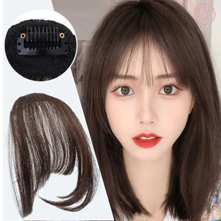 Hàn Quốc INS Style Solid Color Air Bangs Tóc Giả - Nữ Phong Cách Pháp Tổng Hợp Tóc Giả - Sáng Tạo Phổ Biến Dụng Cụ Tạo Kiểu Tóc