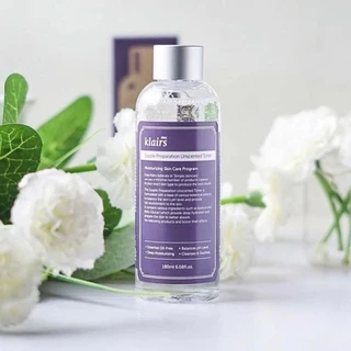 Nước hoa hồng dear Klairs Supple Preparation Unscented Toner 180ml