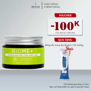 Kem Dưỡng Ẩm Phục Hồi Bề Mặt Da Khô Mất Nước IMAGE Skincare BIOME+ Smoothing Cloud Creme 50g