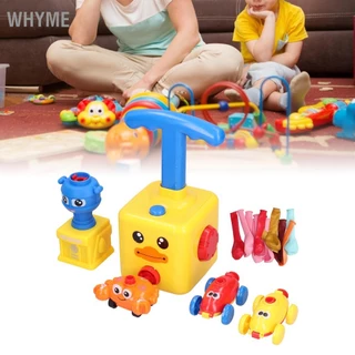 WHYME Quán tính Air Power Balloon Xe Launcher Tháp Đồ chơi thí nghiệm khoa học giáo dục