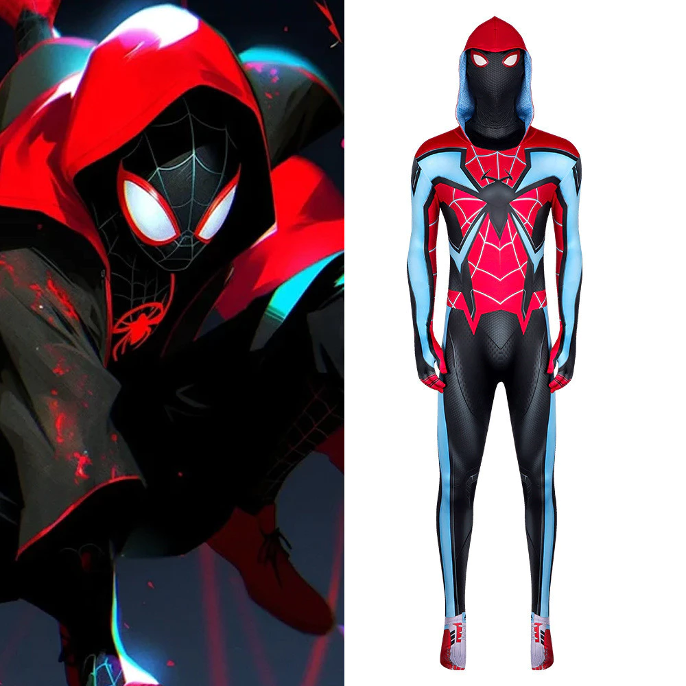 Miles Spider-Man 2 cos phù hợp với bộ đồ cosplay Iron Expedition Trang phục Halloween