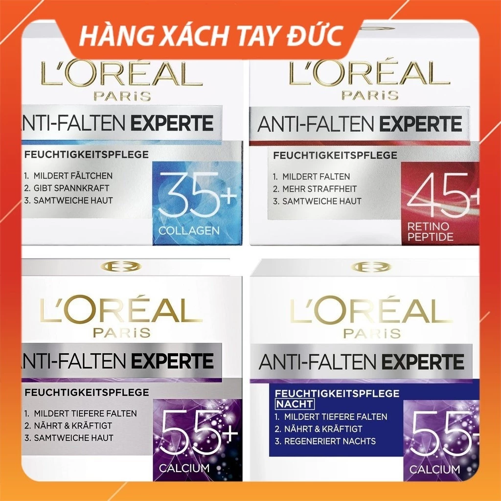 Kem dưỡng da Loreal ANTI-FALTEN EXPERTE dành cho mọi lứa tuổi