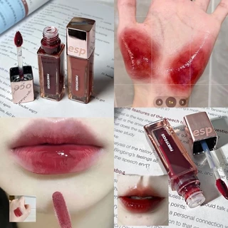 Gương mờ Lip Glaze Son môi Hydrating Lâu trôi Dưỡng ẩm Không dễ dính Cup Plain White Lip Gloss Trang điểm