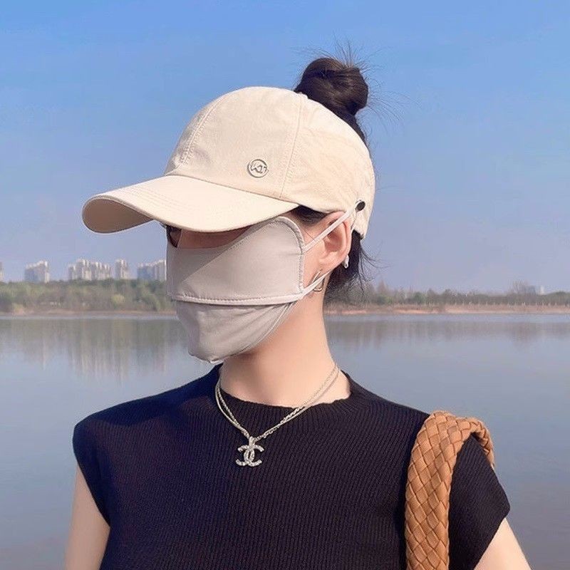 Mũ Lưỡi Trai Nữ Hở Chóp KT nón nữa đầu 🌏FREE SHIP🌎 mũ chống nắng chống tia UFP50+ có nút đeo khẩu trang thời trang