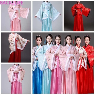 Back2life Váy Hanfu Trung Quốc, Thêu Hoa Thời Hán Đường Cổ Trung Quốc, Hiệu Suất Đầm Cosplay Trang Phục Cổ Vũ Dân Gian Trung Quốc Trang Phục Trung Quốc Cô Gái